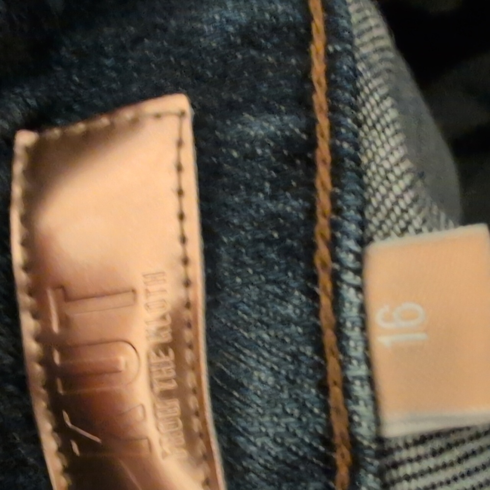 Kut from the Kloth Meg High-Rise Wide Leg Cropped Jeans, Size 16 - Picture 11 of 11